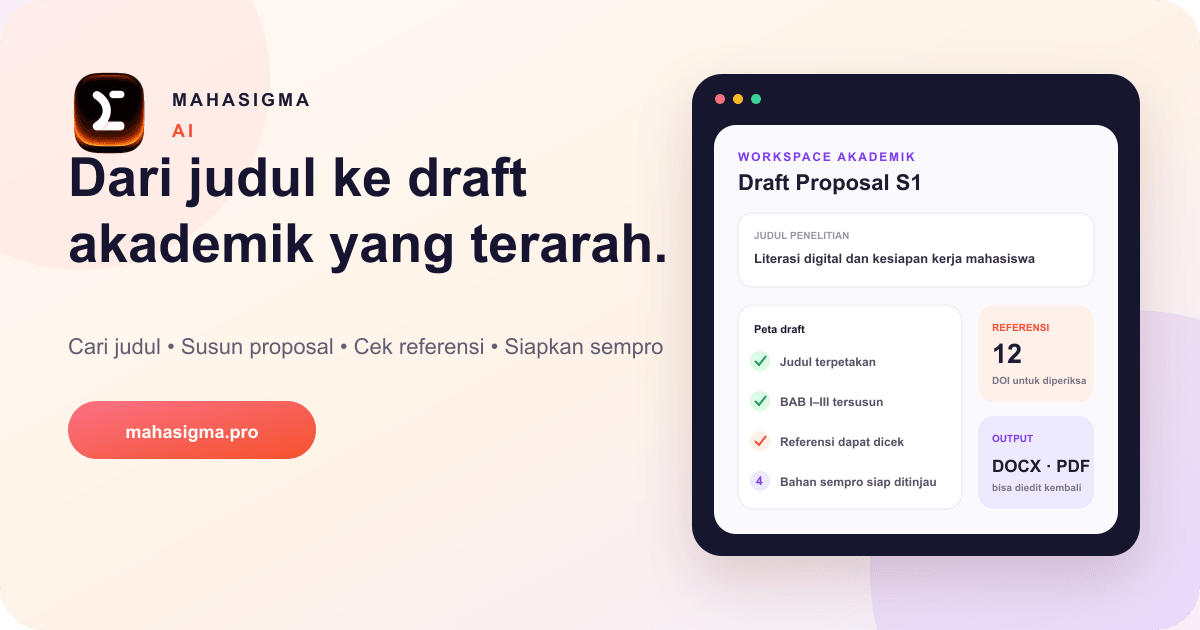 Pilihan AI untuk Membantu Skripsi: Fungsi, Batas, dan Cara Memakainya